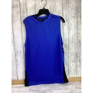 10 W Apparel Endurance Muscle Tank Top Mens S Blue Sleeveless Lightweight